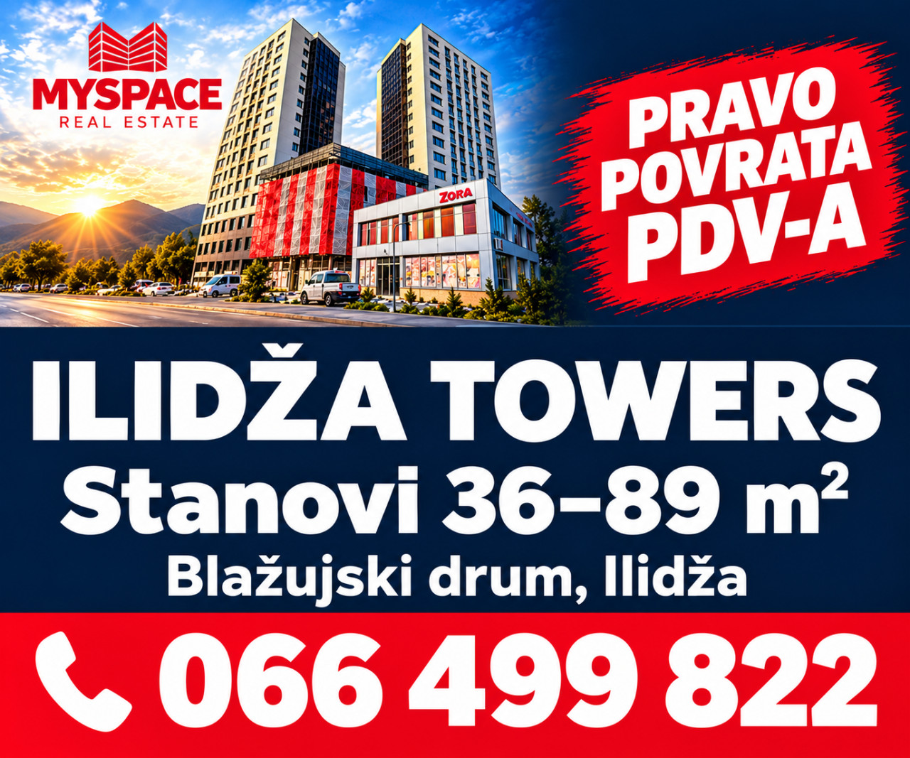 MY SPACE/ Stan/ ILIDZA TOWERS/ 89m2 2