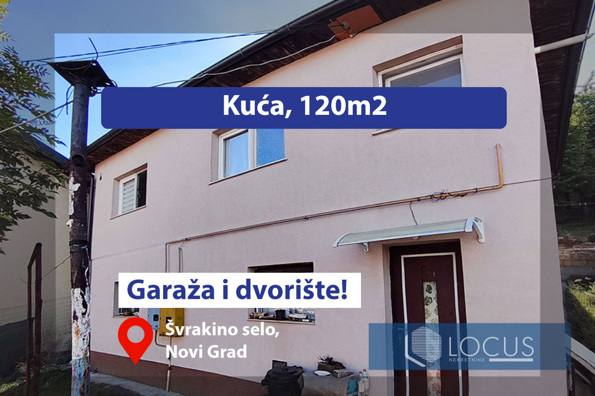 LOCUS: Polovina kuće na atraktivnoj lokaciji, Novi Grad