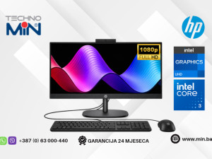 HP OmniStudio 27-cu0020ny AiO 27" Core 3 100U, 8GB RAM, 512GB SSD
