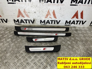Lajsne na pragu S-Line Audi A5 2014 8T8853374B 8T8853375B