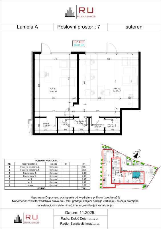 MY SPACE/ Poslovni prostor/ Sip/ THE PEARL/ 70m2 2
