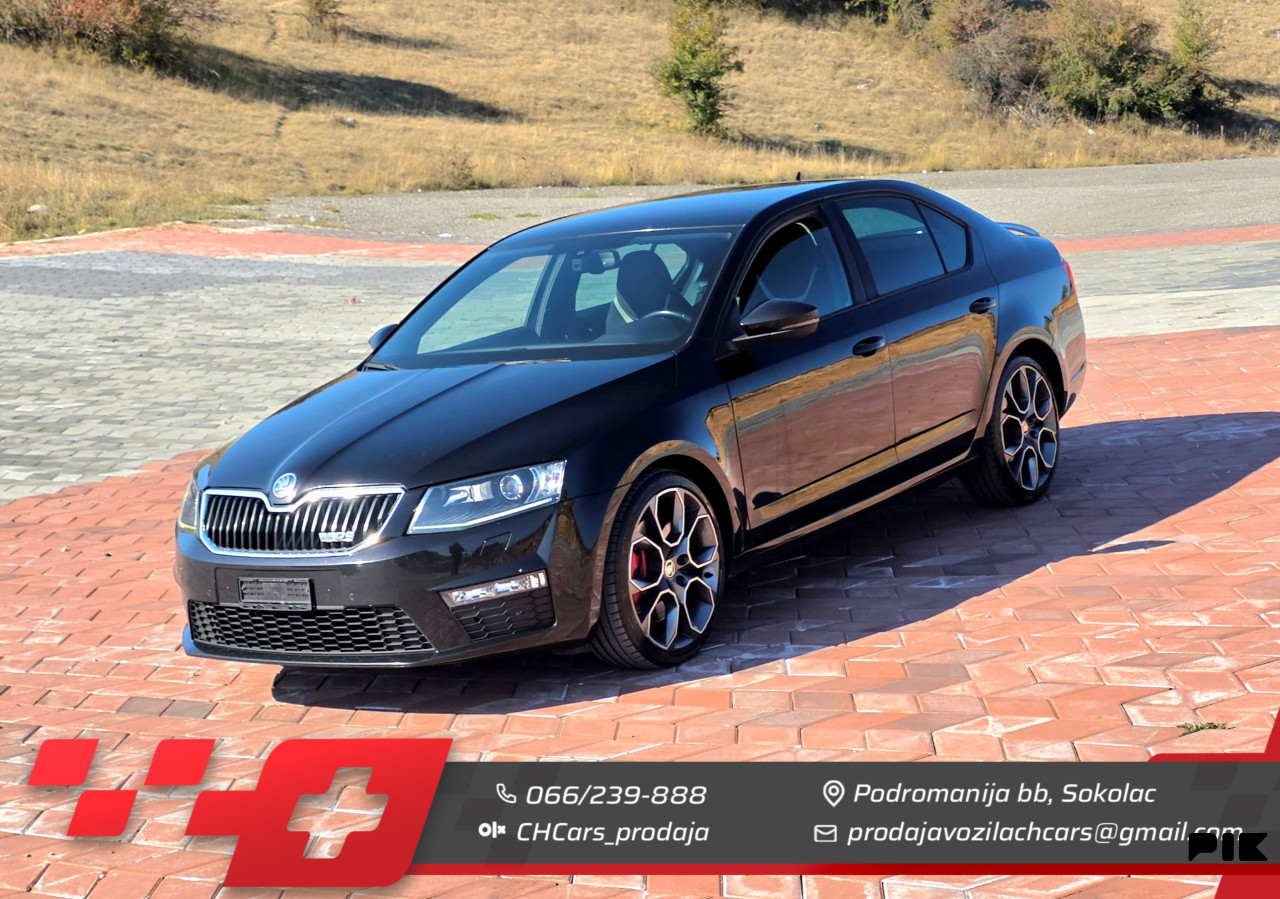 Skoda Octavia V RS Limuzina 162KW 220KS Stanje 10/10 GTI S3