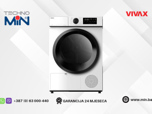 VIVAX sušilica veša CDR-0916SMHP 9 kg toplotna pumpa Bijela