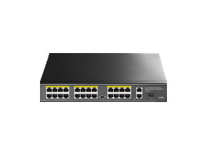 Switch Cudy, 24-Portni, 10/100M, PoE+, 2x gigabit, 1x SFP, 300W