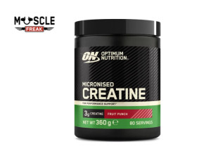 Optimum Nutrition Micronized Creatine Powder Fruit Punch 360g