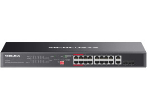 Mercusys MS120GP 20-Port Gigabit Rackmount Switch 16-Port PoE+