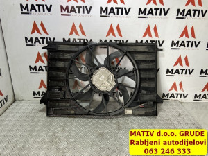 Ventilator HLADNJAKA Audi Q7 4M 3,0 TDI 2018 8W0121207
