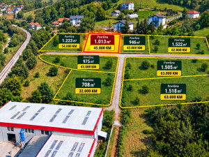 Zemljište Rajlovac Novi Grad Sarajevo 1013 m2