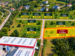 Zemljište Rajlovac Novi Grad Sarajevo 1505 m2