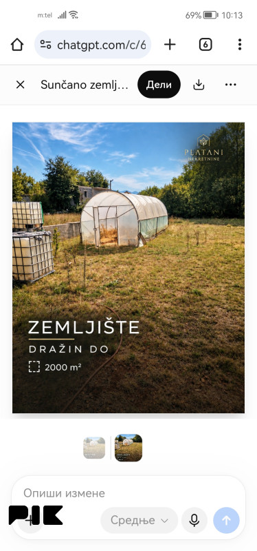 Zemljišta Trebinje 2000m2
