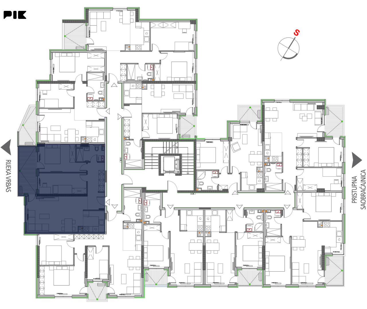 Stan u izgradnji, 66.83m2, Ada 2