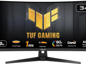 Gaming Monitor Zakrivljeni ASUS TUF WQHD 4K 34" 180Hz 1 ms VG34VQ