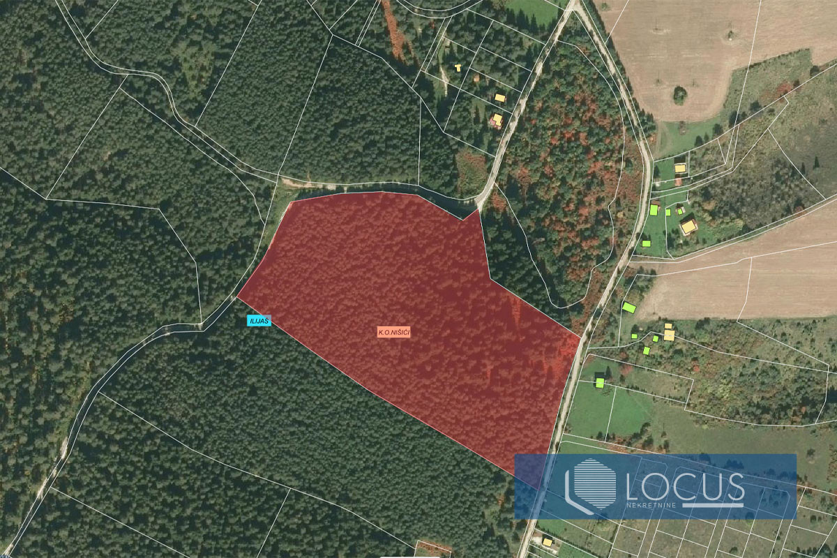 LOCUS: Zemljište površine 41.215m2, Nišići, Ilijaš 2