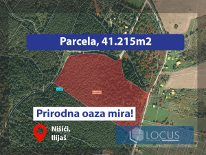 LOCUS: Zemljište površine 41.215m2, Nišići, Ilijaš