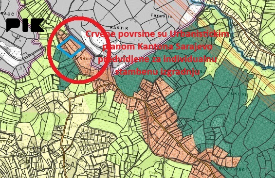Zemljišta Sarajevo - Novo Sarajevo 4300m2 2