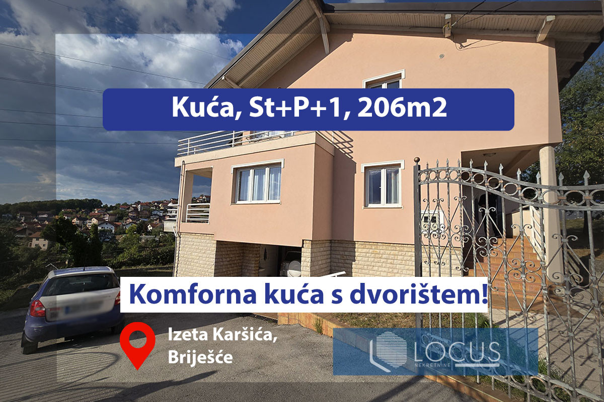 LOCUS: Kvalitetn kuća sa velikim dvorištem, Briješće