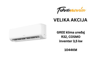 GREE klima uređaj R32, COSMO inventer 3,50 kw