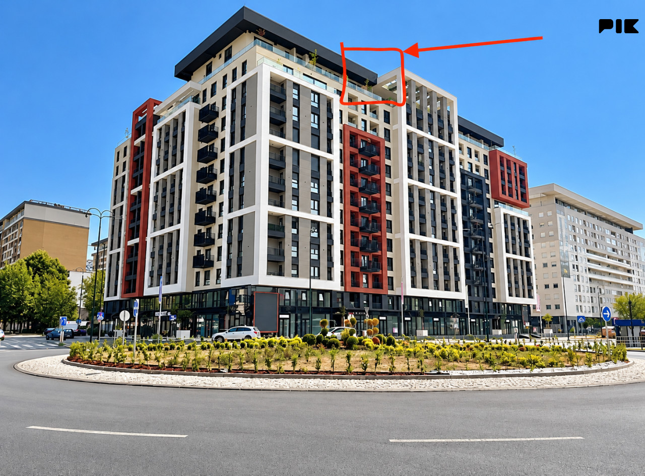 Premium Namjesten poslovni prostor 166m2 - Penthouse - Novi Grad