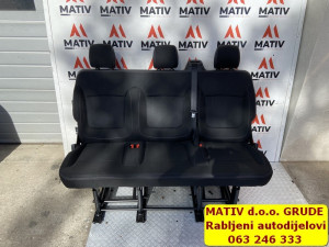 Sjedišta interijer KOMPLET Renault Trafic 2024