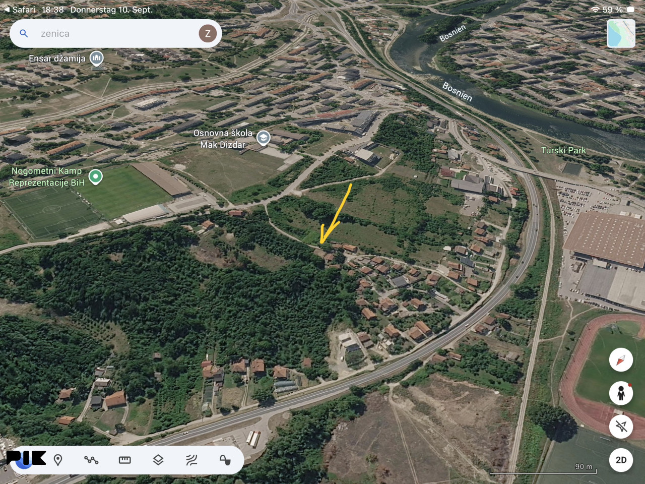Zemljište Zenica 700m2 i kuća, GRADSKA ZONA, TOP LOKACIJA