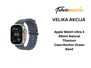 Apple Watch Ultra 3 49mm Natural Titanium Case+Anchor Ocean Band