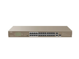 Tenda Gigabit desktop switch + PoE TEF1126P-24-250W