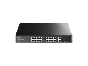Switch Cudy 16-Port 10/100M PoE+, 2x gigabit uplink, 1x SFP, 200W