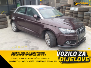 DIJELOVI AUDI A1 1.4 TFSI 2013 90KW S-LINE MJENJAC MOTOR CAXA