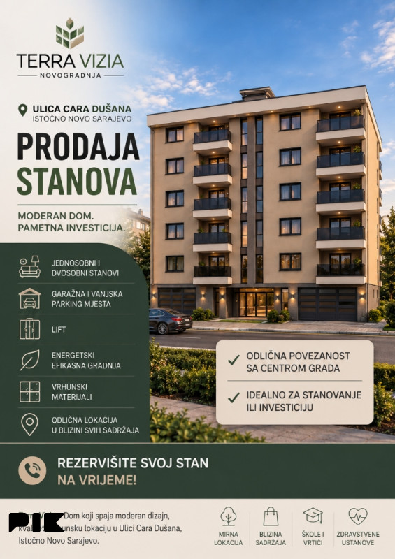 Trosoban Stan 51m2 Istočno Sarajevo 2