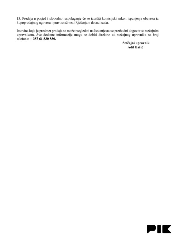 Zemljišta Živinice kraj magistrale 3