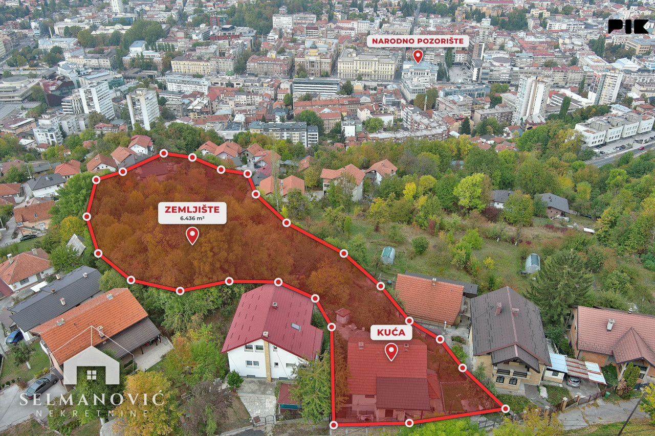 Zemljište 6436m2 sa kućom - SARAJEVO 5 MIN OD BAŠČARŠIJE 2