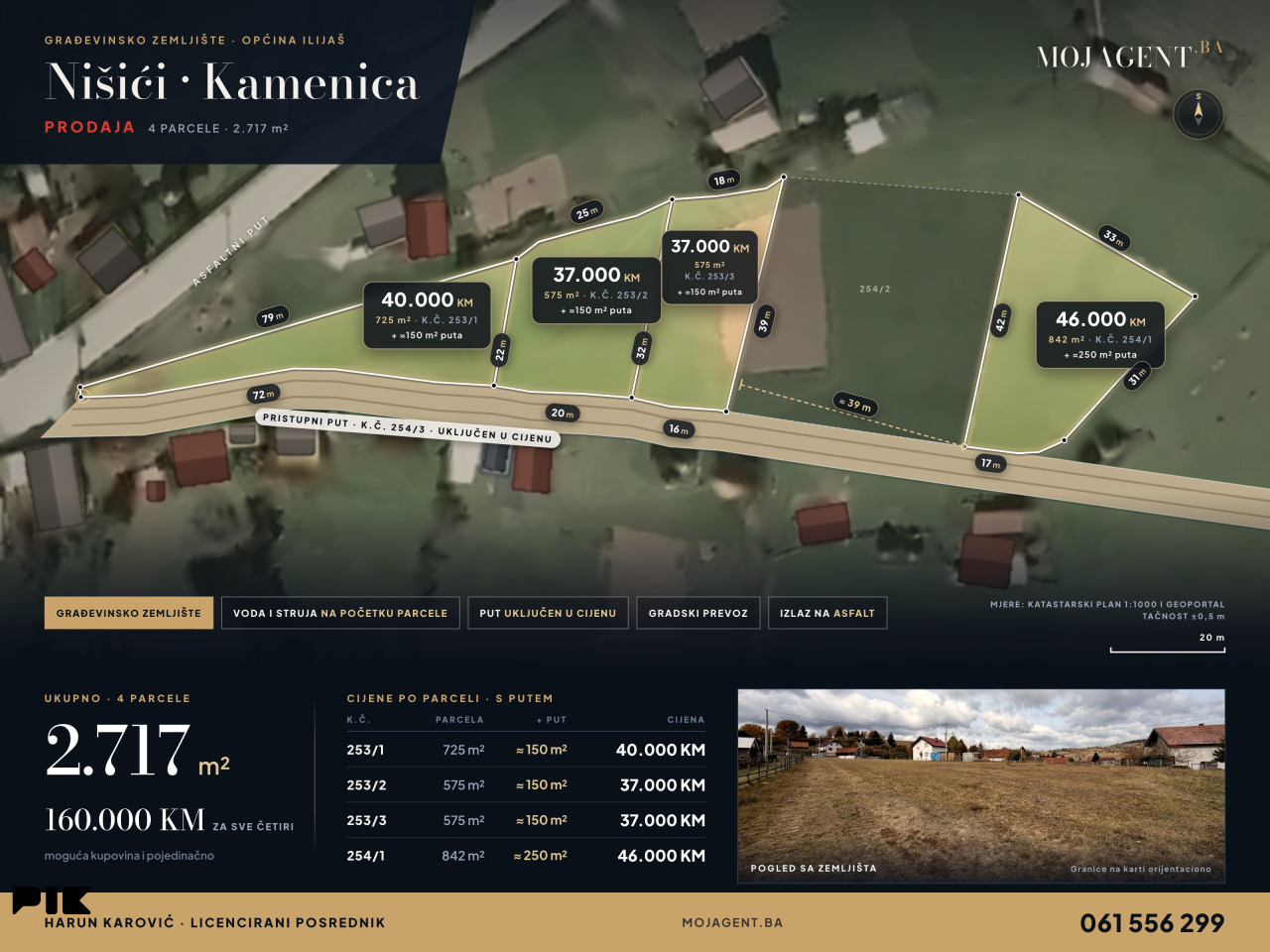 Nišići - Nišićka visoravan- Građevinsko zemljište www.mojagent.ba