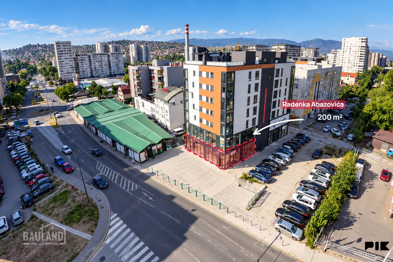 TOP LOKACIJA/ Poslovni prostor 220m2/ Otoka
