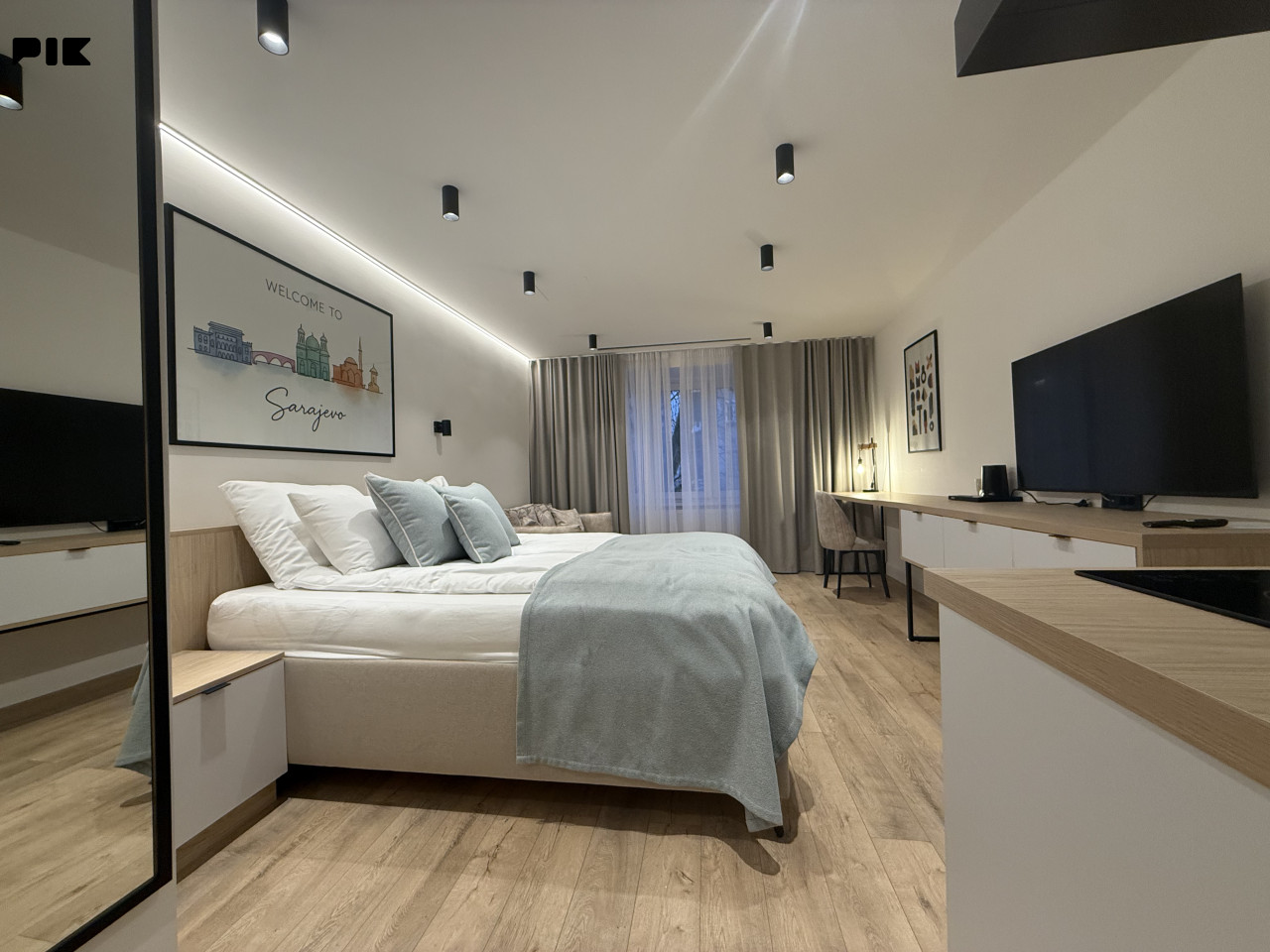 Dva apartmana u jednoj nekretnini, 74 m2, Alipašina, Sarajevo