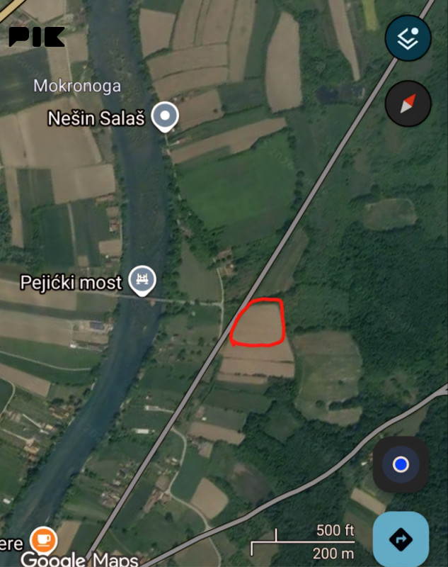 Zemljište Prijedor pored sane