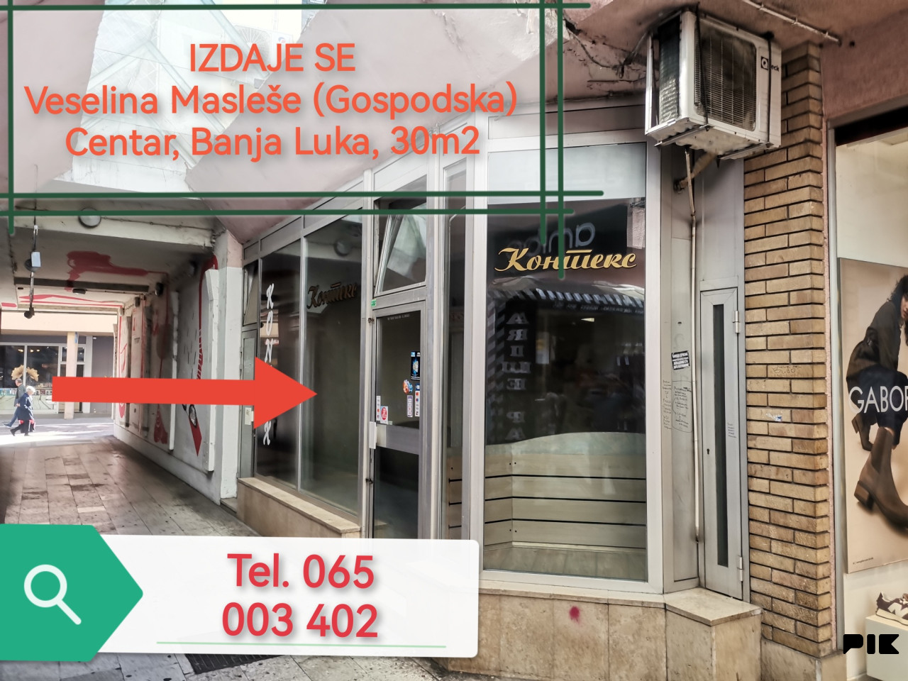 Poslovni prostori Centar, Banja Luka 30m2 2