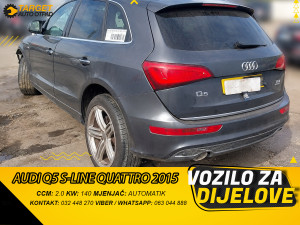 DIJELOVI AUDI Q5 2.0 DIZEL 2015 4X4 S-LINE MJENJAC MOTOR CNHA
