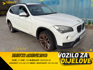 DIJELOVI BMW X1 2.0 DIZEL 2013 XDRIVE 4X4 MJENJAC MOTOR N47D20U1