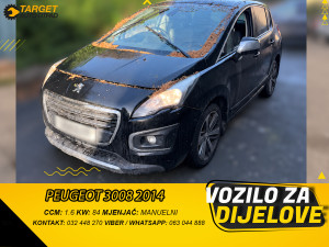 DIJELOVI PEUGEOT 3008 1.6 DIZEL 2014 MJENJAC MOTOR 9HD DV6CTED