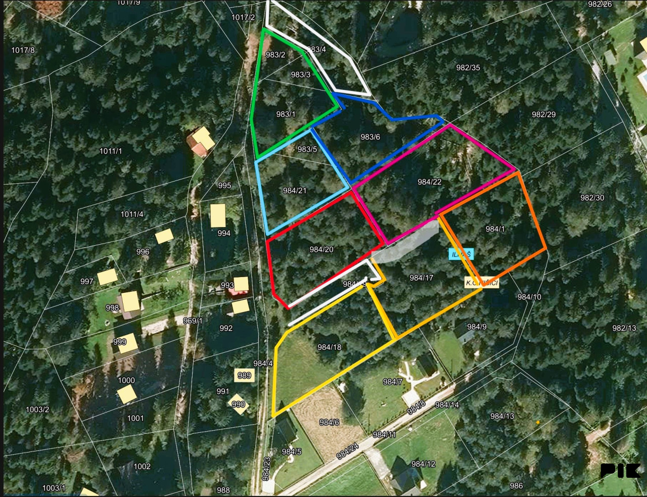 Zemljište za vikendice - 8 parcela - NIŠIĆI - ILIJAŠ 2