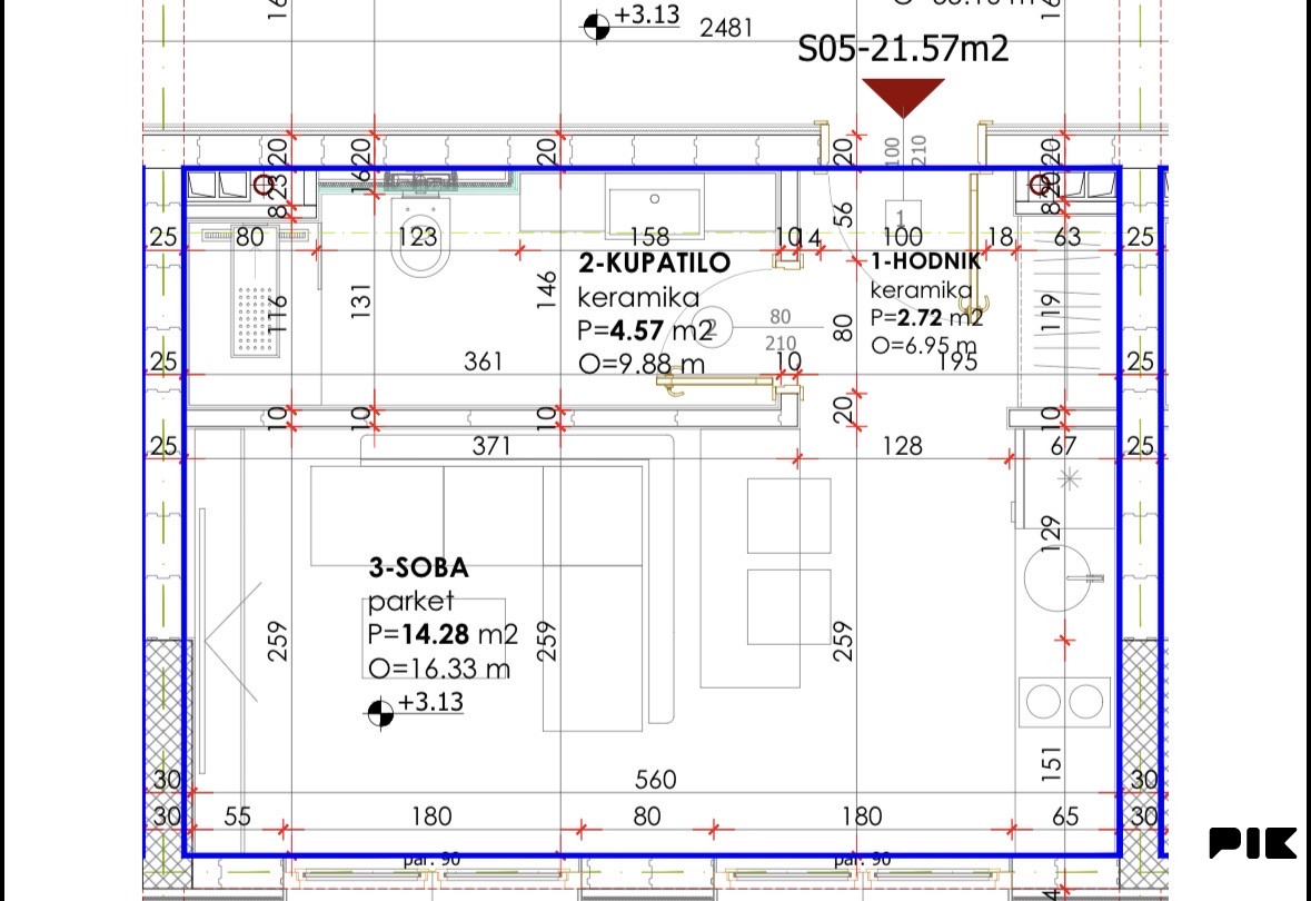 Studio apartman 22 m2  Snježna Dolina, Jahorina 2