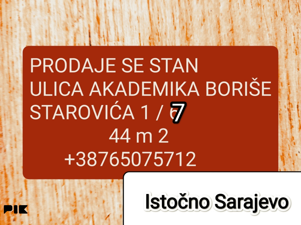 Stan/apartman Sarajevo - Novo Sarajevo