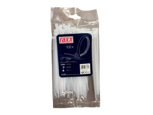 RAXX vezice bijele 3,6x150mm 100 komada - 35205