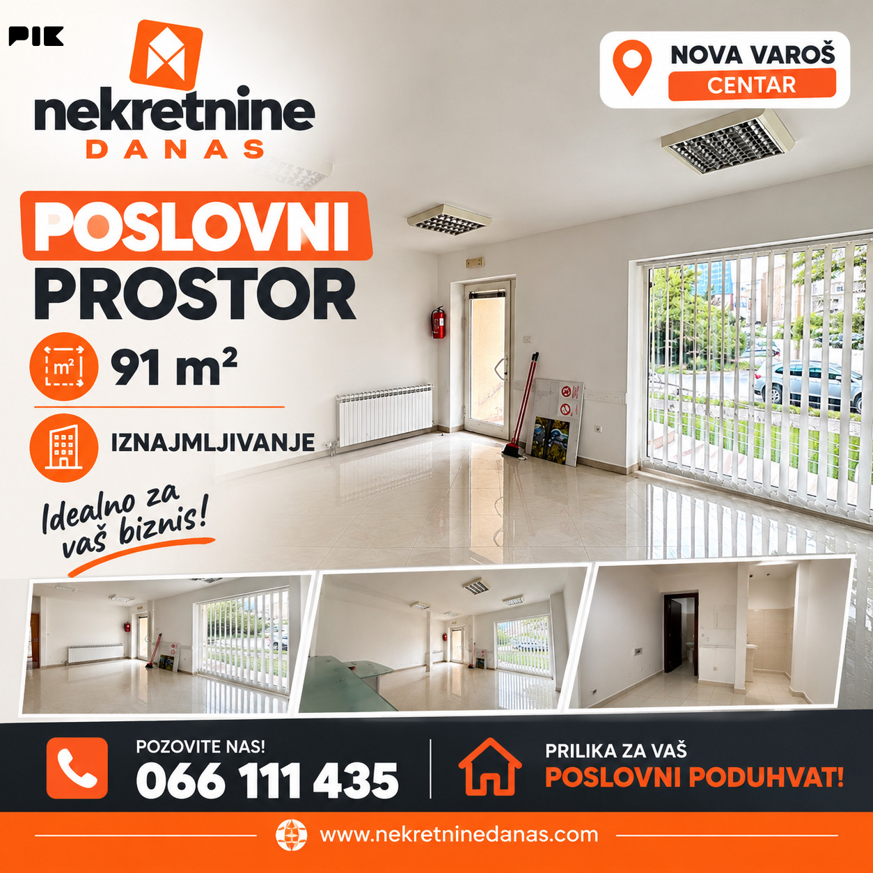 Poslovni prostor Banja Luka 91 m2 Centar - Nova Varoš
