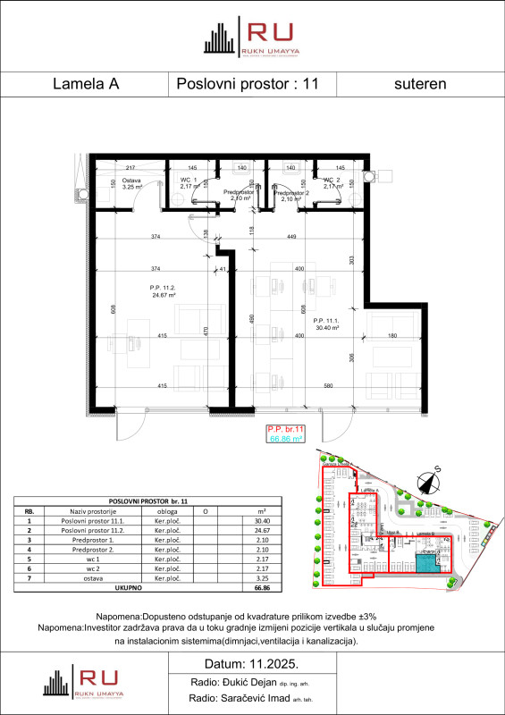 MY SPACE/ Poslovni prostor/ Sip/ THE PEARL/ 67m2 2