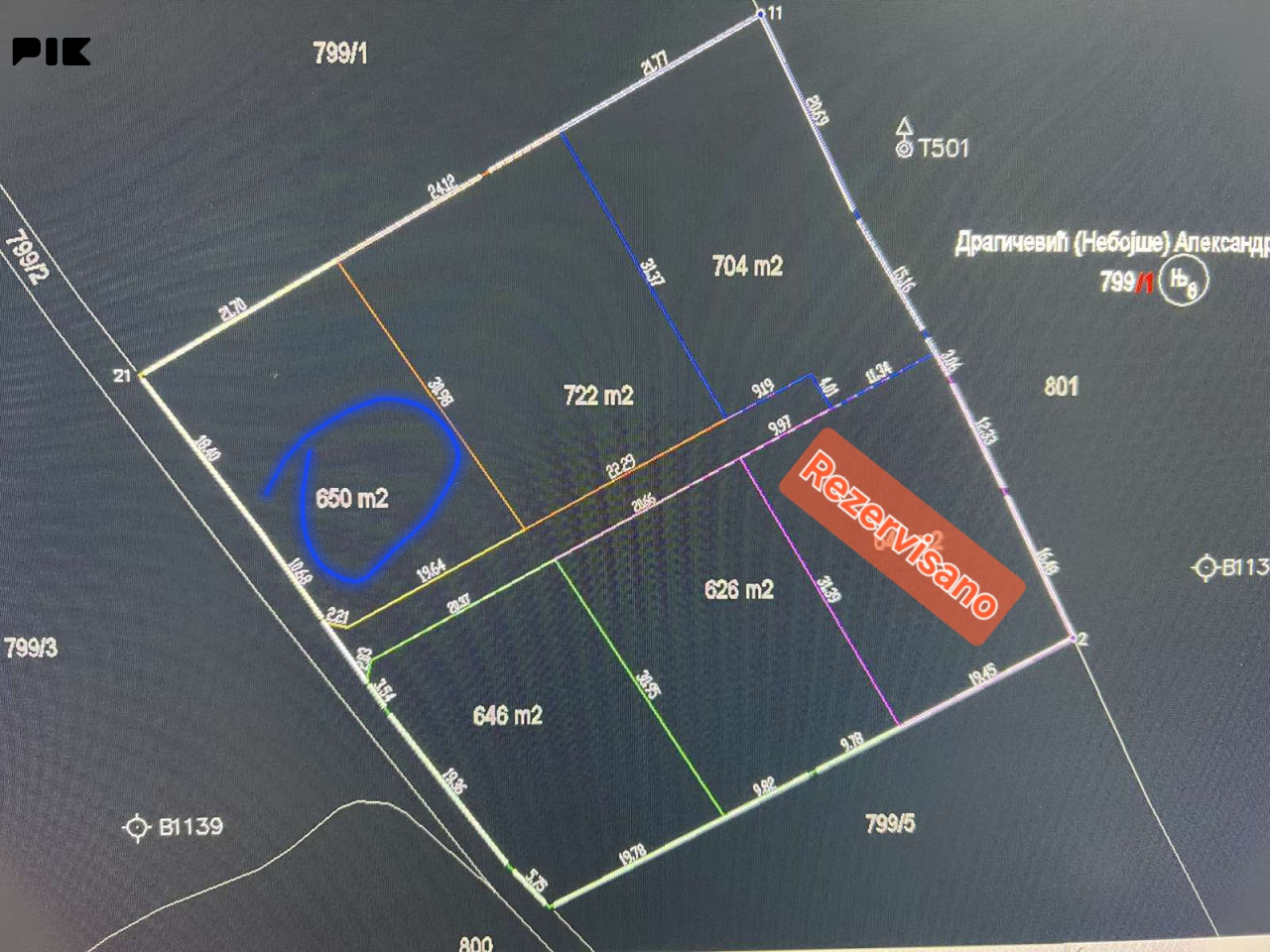 Zemljišta Banja Luka 650m2 3