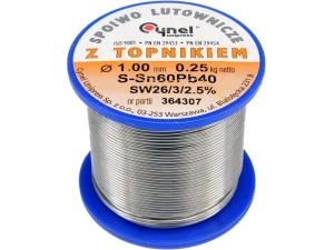 Cynel žica za lemljenje 1mm 250gr Sn60Pb40 SW26 7681