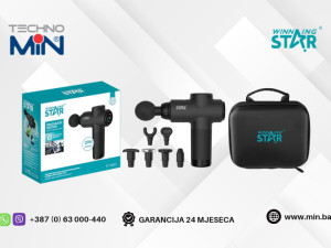 Winning Star masažni pištolj za tijelo ST-6403 2000mAh 20W Black