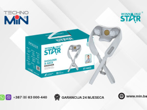 Winning Star masažer za ramena i vrat ST-6422 2000mAh Light Grey