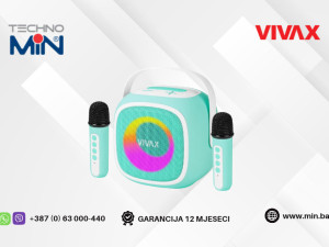 VIVAX BS-20 Duo karaoke Bluetooth zvučnik 20W RGB, Green